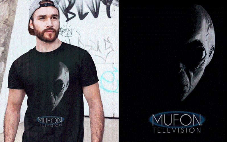 Alien Face - MUFON TV T-Shirt